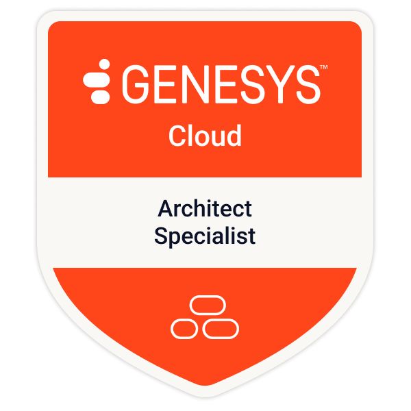 Genesys Cloud Architect Specialist badge